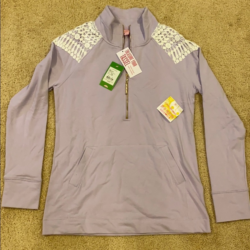 NWT Lilly Pulitzer Skipper popover- lilac verbena